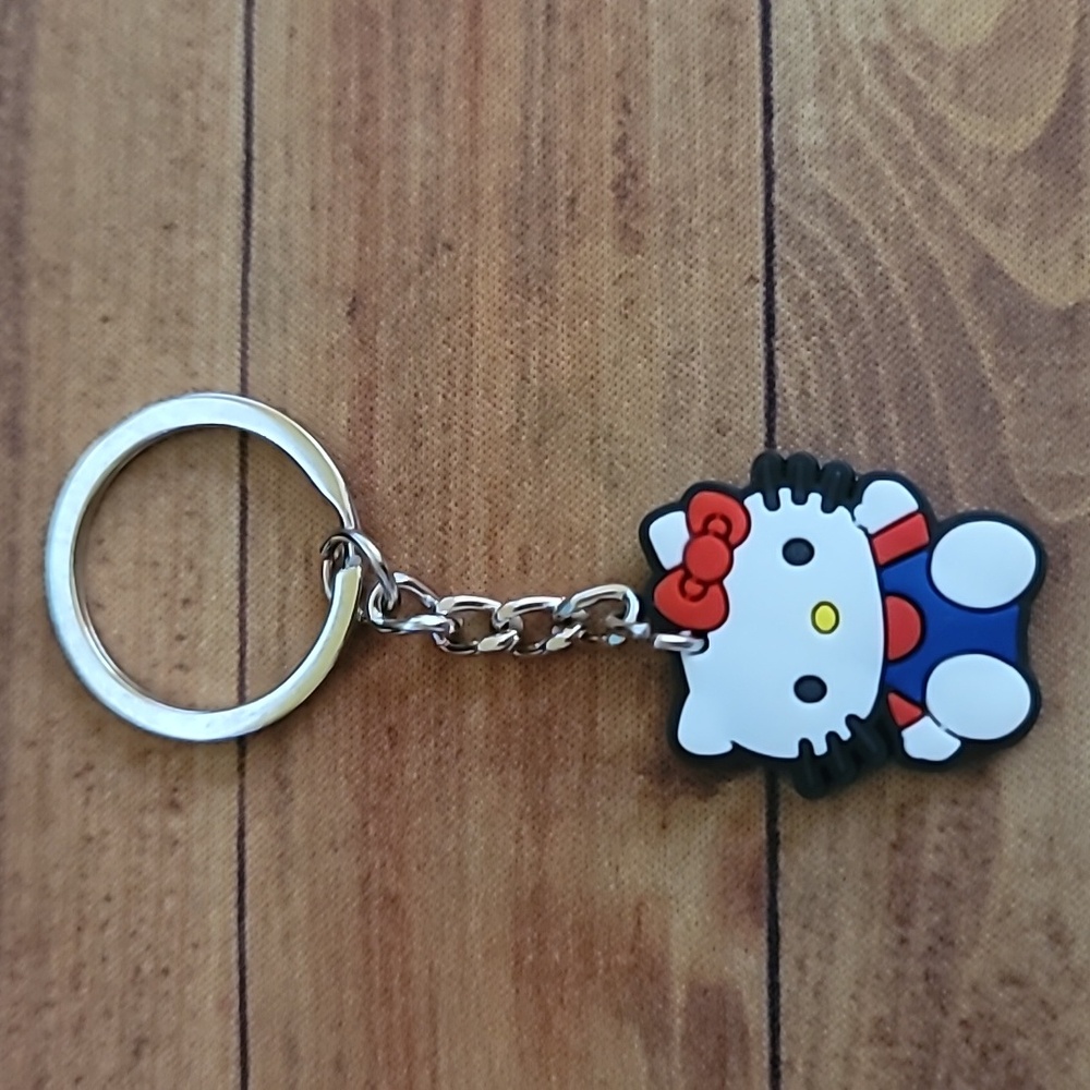 Cat Rubber Keychain - Picture 3 of 6